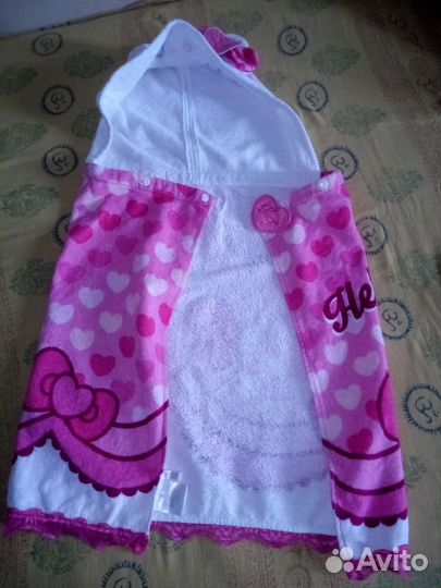 Детское полотенце пончо