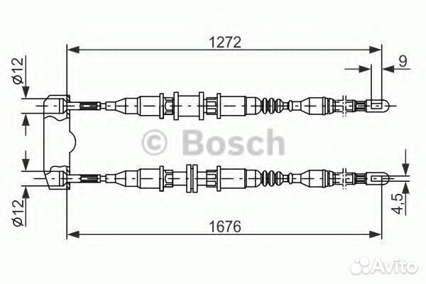 Трос 1987477136 bosch