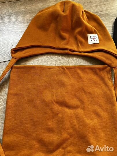 Шапка на завязках и снуд 50-52 рр