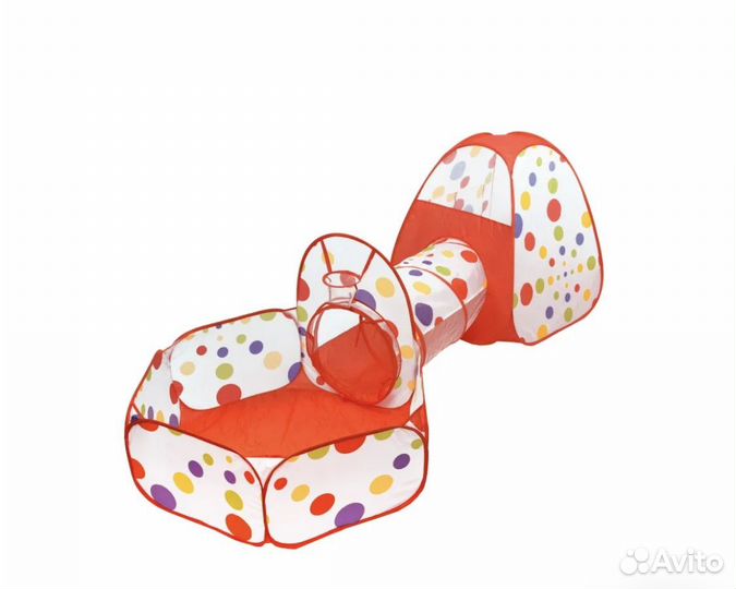 Игровой тоннель бассейн домик с шариками