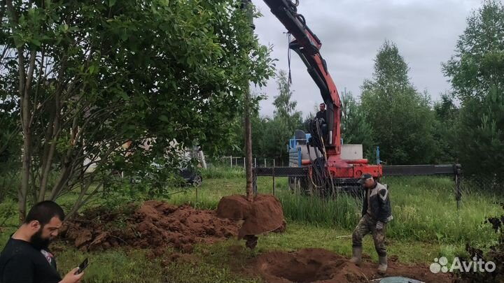 Колодец, бурение колодца за день