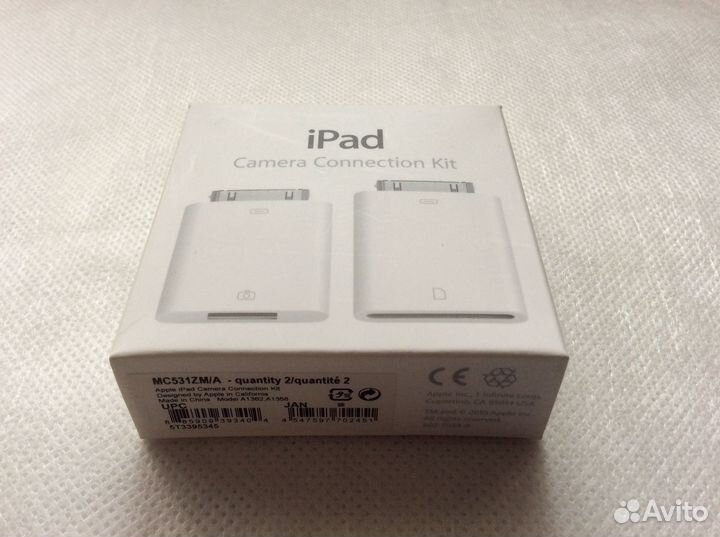 iPad camera connection kit