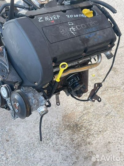 Двигатель Astra Zafira Meriva 1.6 Z16XEP Z16XE1