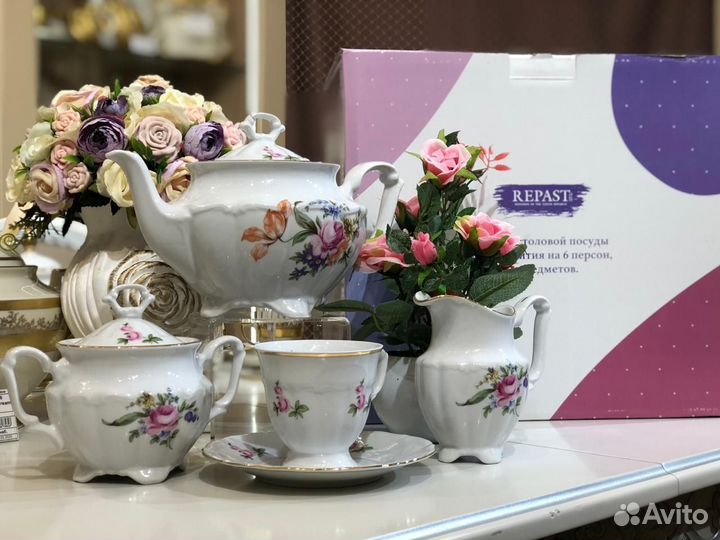 Чайный сервиз на 6 персон 