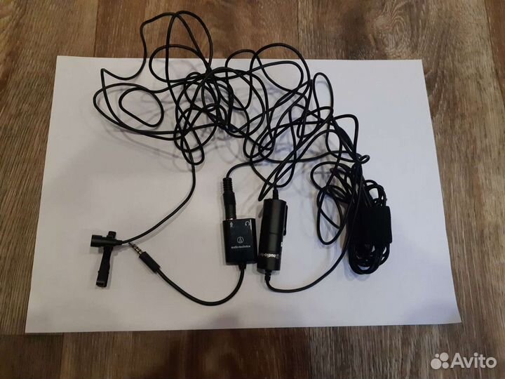 Микрофон петличный audio-technica