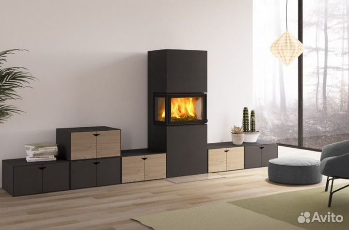 Печь-камин Nordpeis Box Black