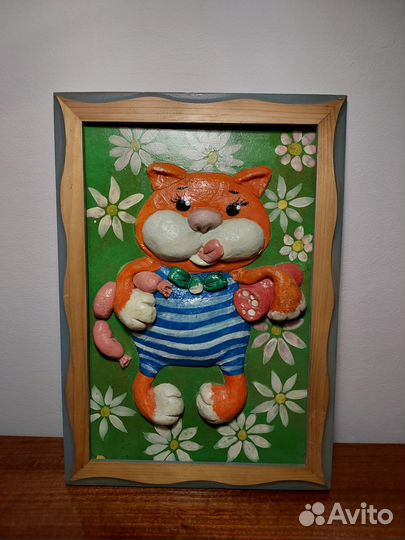 Рельефная картина в рамочке