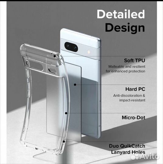 Чехол Ringke Fusion на Pixel 7