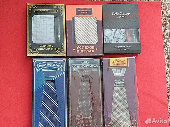 Галстук с ручкой. Подарочный набор