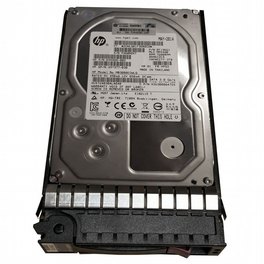 [MB3000ECWLQ] Жесткий Диск Hp Mb3000ecwlq 3tb SATA3 3.5""" Hdd