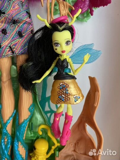 Кукла Monster High Триза Торнвиллоу с мини-монстр