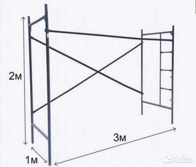 Строительные леса прочные новые 13