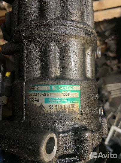 Компрессор кондиционера Peugeot