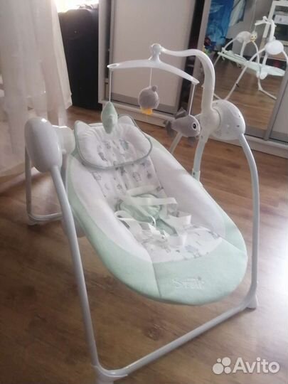 Детские электронные качели для новорожденных