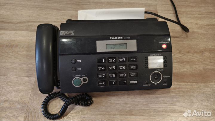 Факс телефон panasonic kx-ft982