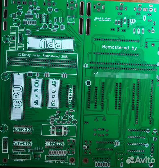 Плата для сборки 8 бит приставки(Famicom, Dendy)