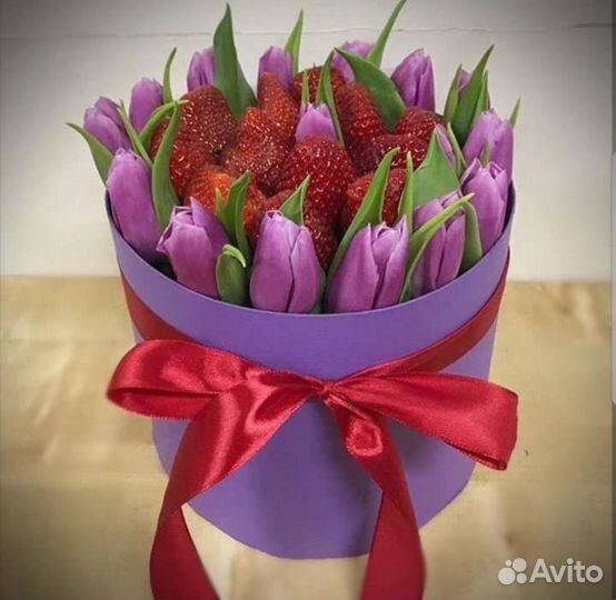 Клубника в шоколаде букет