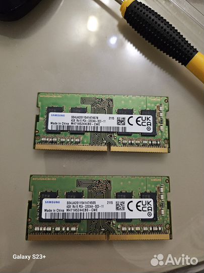 Оперативная память ddr4 4gb samsung