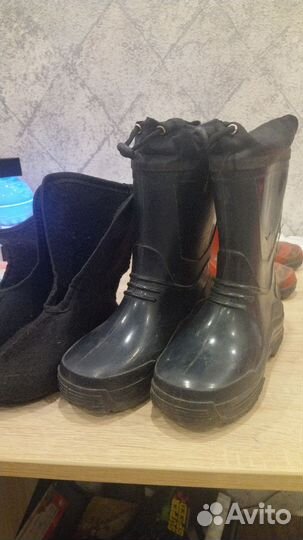 Детские резиновые сапоги
