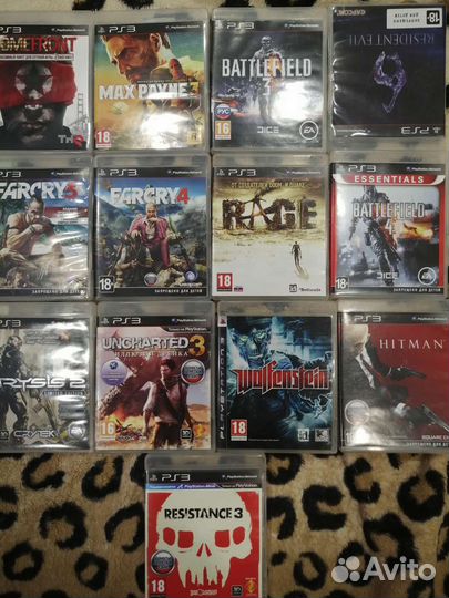 Диски на PlayStation 3