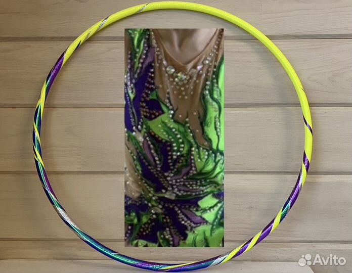 Обмотка обруча для художественной гимнастики