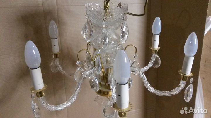 Люстра хрустальная Богемия бу