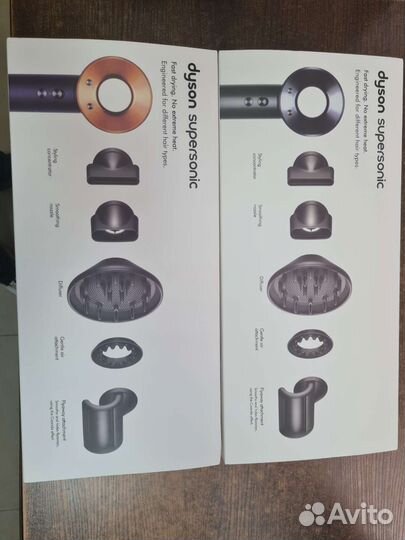 Фен dyson supersonic hd08 (Серебро,Синий)