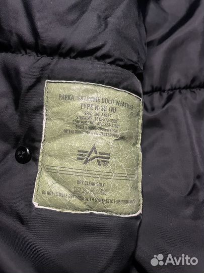 Парка alpha industries n3b