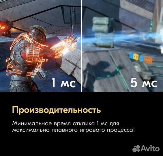 2к Монитор 32 дюйма, 165 Гц, 1мс, FreeSync G-Sync