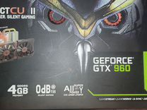 Видеокарта asus geforce gtx960 на 4 GB