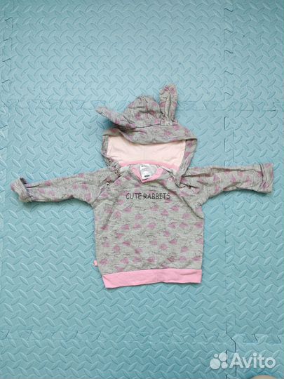 Вещи пакетом на девочку 74 80 шапка комбинезон