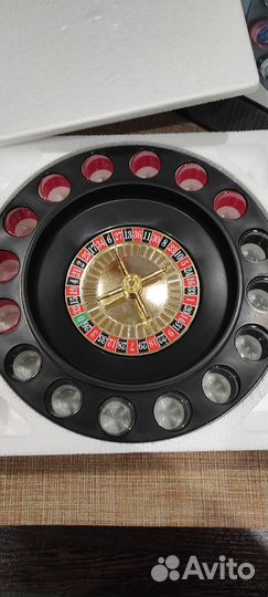 Рулетка игра 16 стеклянных шотов