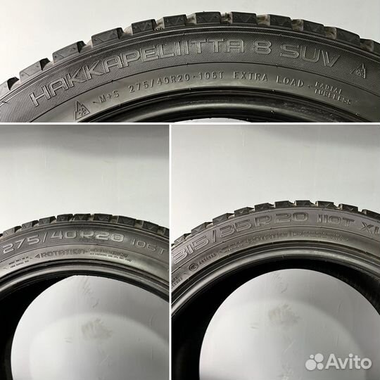 Nokian Tyres Hakkapeliitta 8 SUV 275/40 R20 и 315/35 R20 110T