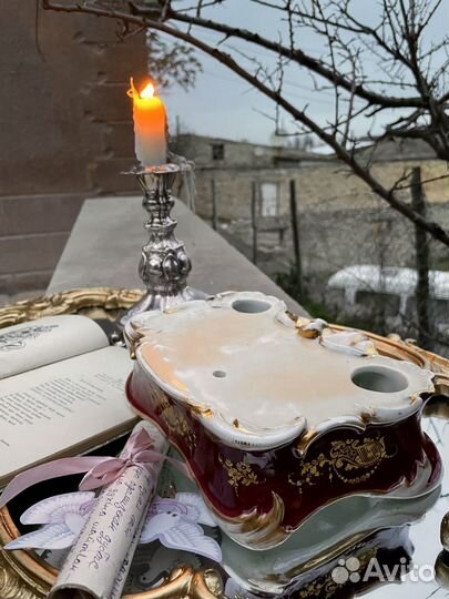 Чернильница, письменный прибор, антиквариат