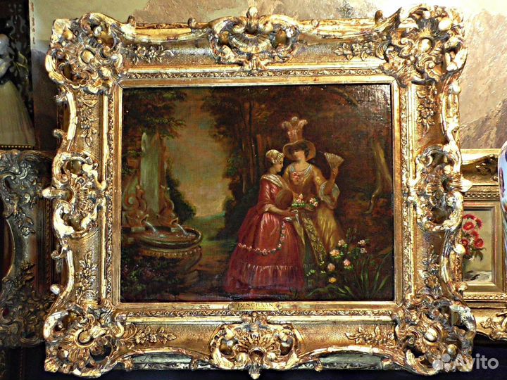 Картина.19 век.Paul Schaan.Франция.Воспоминания