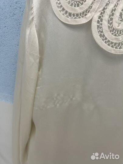 Блузка шелковая Massimo Dutti