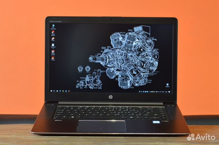 Ноутбук HP ZBook Studio G3: i7-6820/16Gb/SSD240Gb