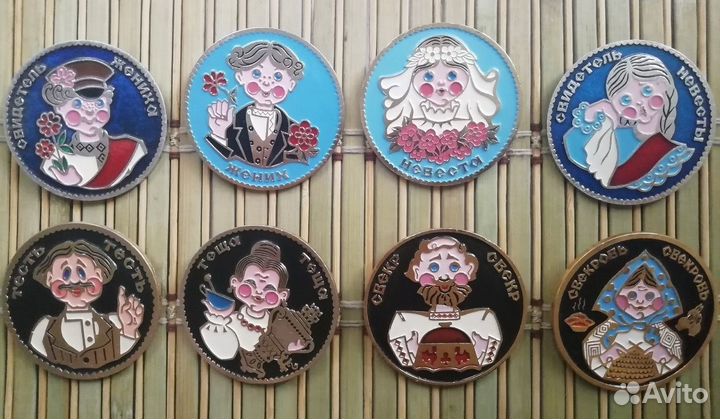Значки СССР. Свадебные, Чебурашка, турист, дмб