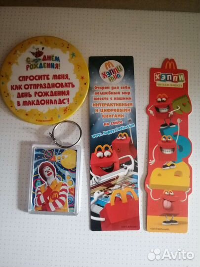 Наклейки, магниты McDonald's