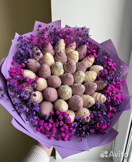 Букет из клубники в шоколаде