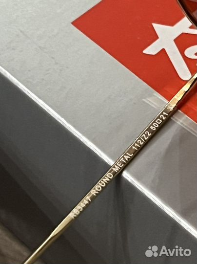 Солнцезащитные очки Ray-Ban round metal