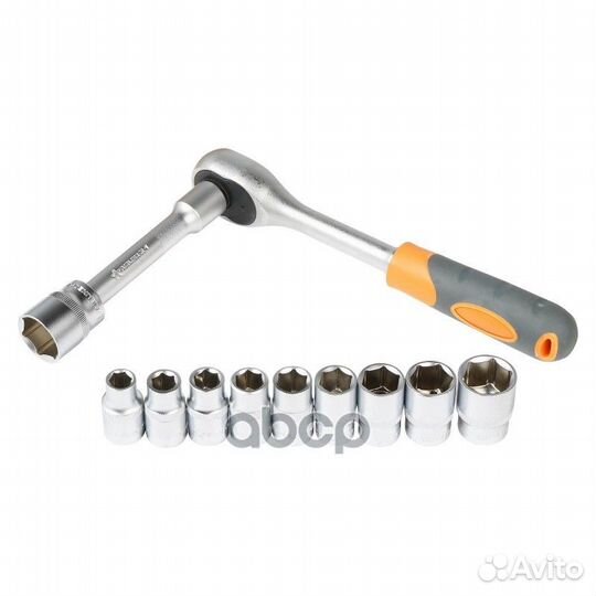 Набор головок с трещоткой 1/2 DR 72Т 12пр