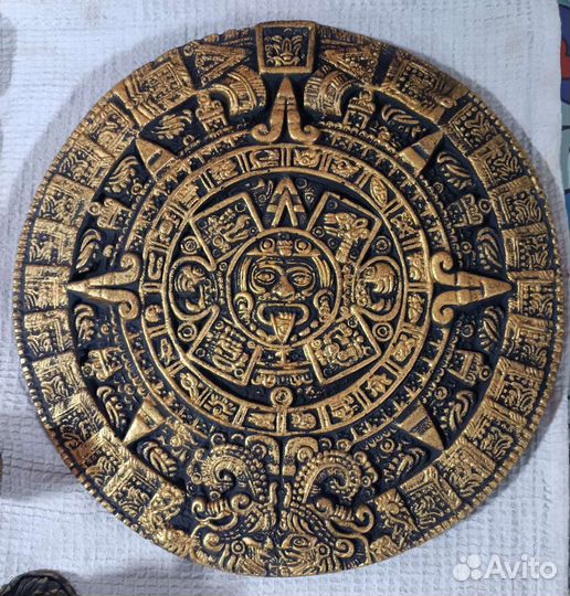 Панно барельеф на стену календарь Майя