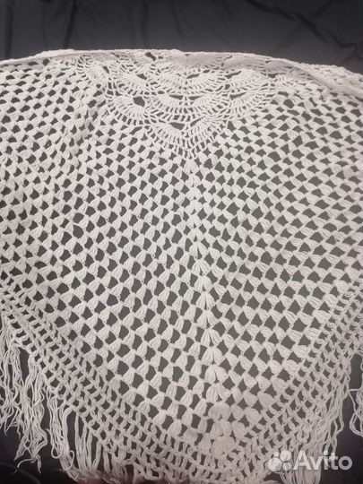 Платок шаль ручной работы