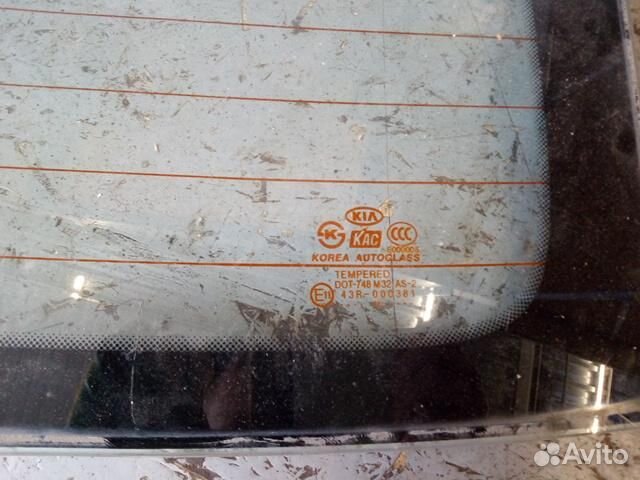 Стекло заднее седан Kia Rio (2005-2011)