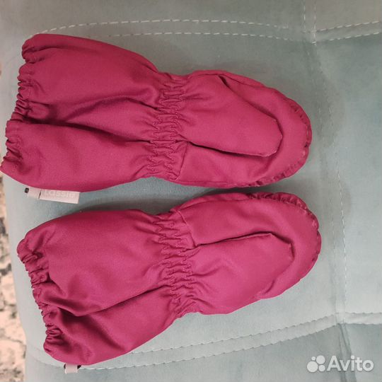 Шапка шлем балаклава и рукавицы варежки Lassie