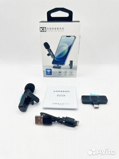 Петличный микрофон K8