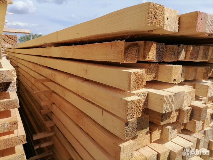 Брус естественной влажности 50x50x6000мм