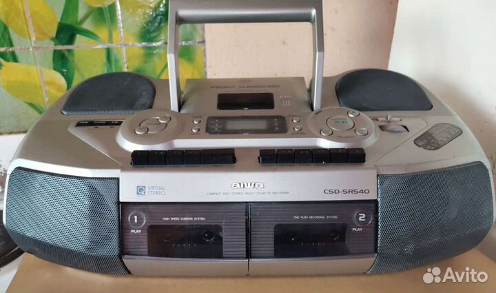 Двухкассетная магнитола Aiwa CSD-SR540EZ