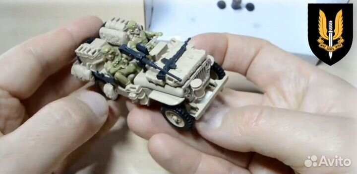 Модель Cararama Jeep Willis спецназ SAS